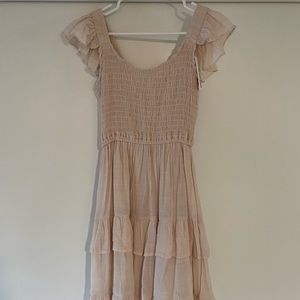 Off white dress, new with tags